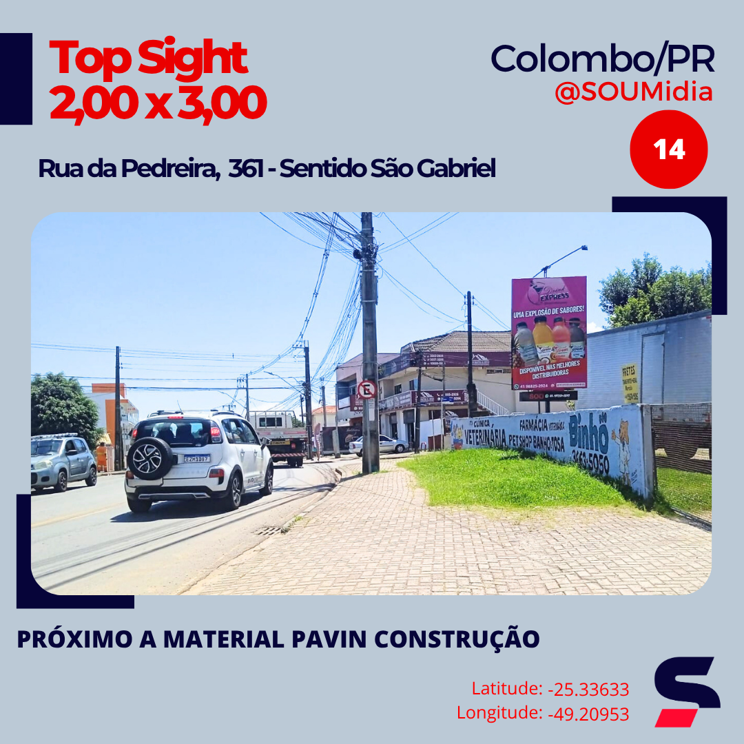 Painel SM-014 / SM-015 — Rua da Pedreira, 361
