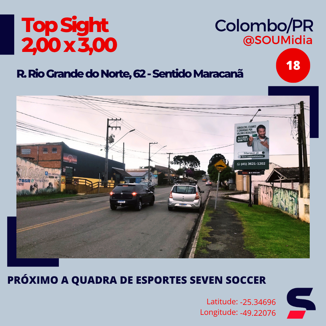 Painel SM-018 / SM-019 — R. Rio Grande do Norte, 62