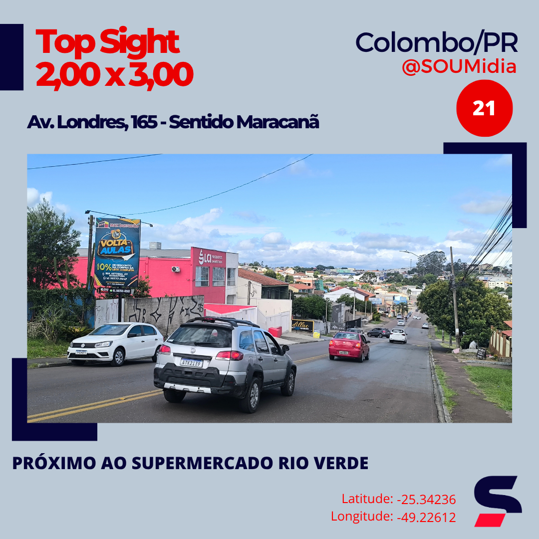 Painel SM-020 / SM-021 — Av. Londres, 165