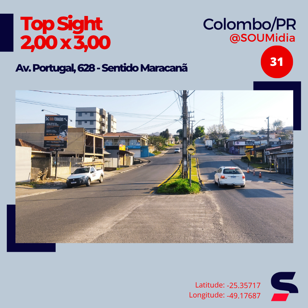Painel SM-030 / SM-031 — Av. Portugal, 628