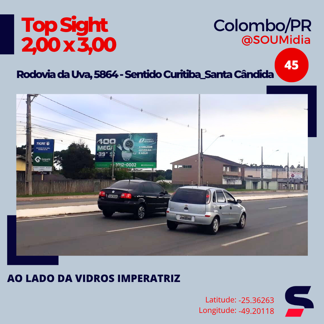 Painel SM-044 / SM-045 — Rodovia da Uva, 5864