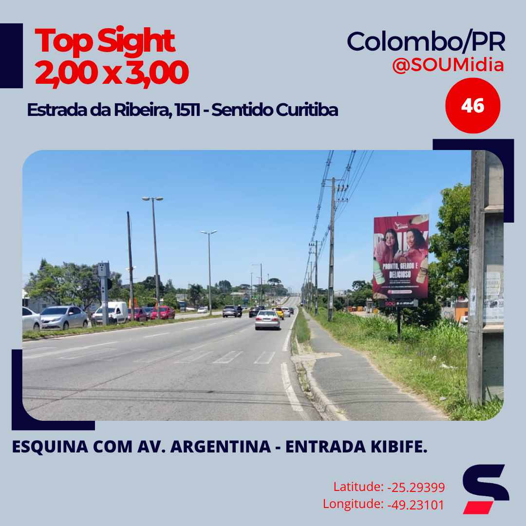 Painel SM-046 / SM-047 — Estrada da Ribeira, 1511