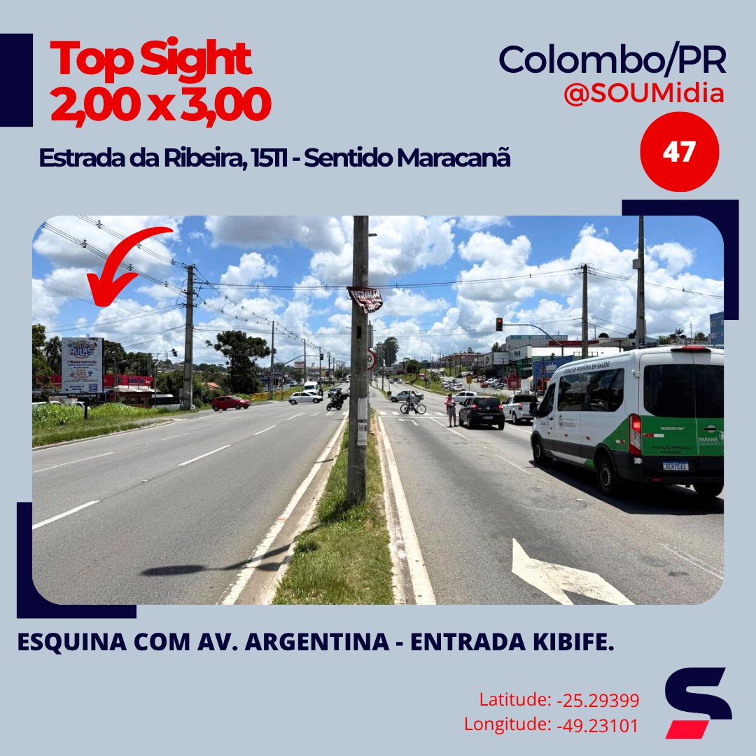 Painel SM-046 / SM-047 — Estrada da Ribeira, 1511