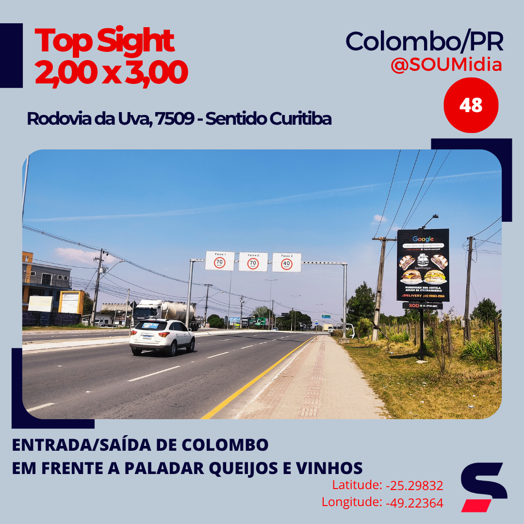 Painel SM-048 / SM-049 — Rodovia da Uva, 7509