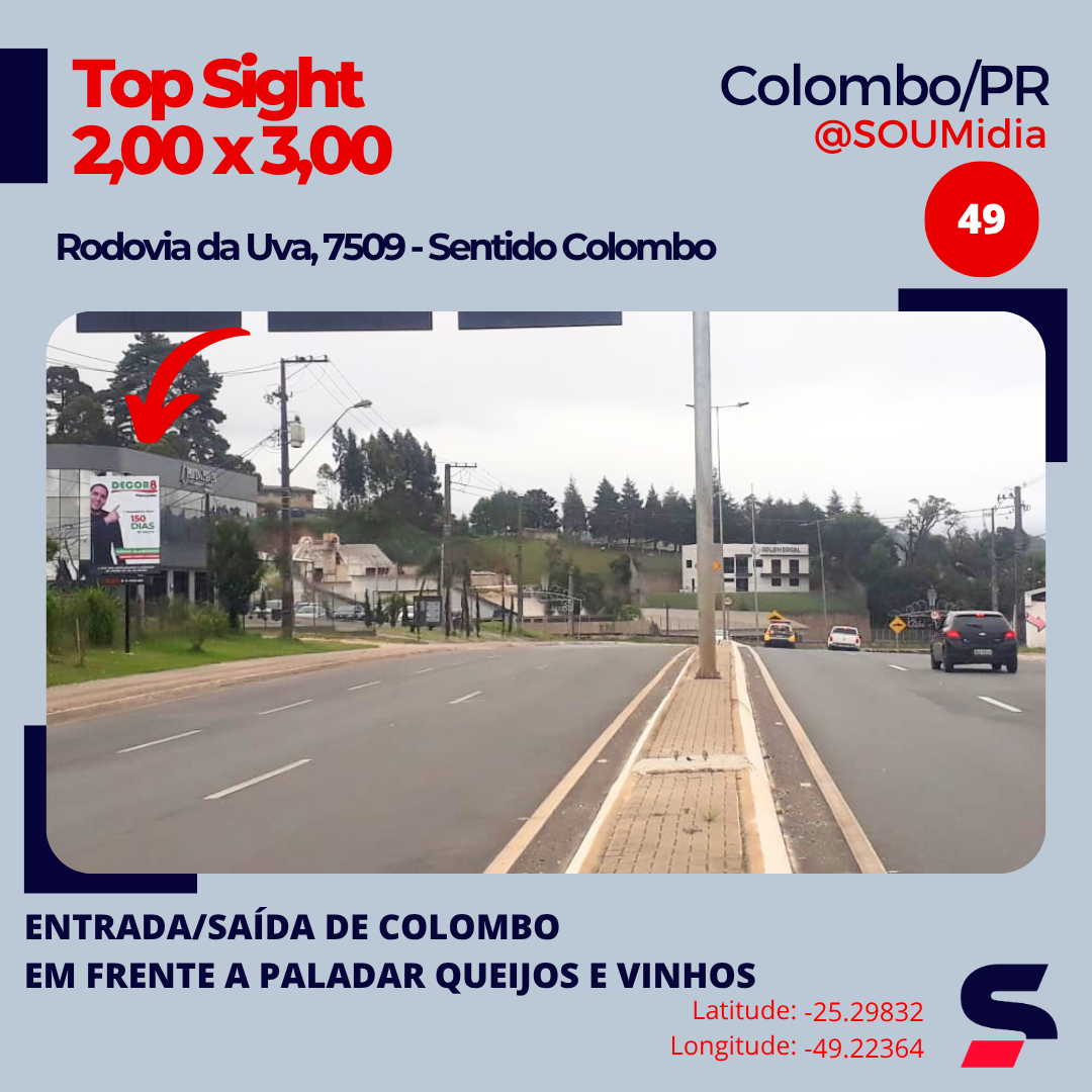 Painel SM-048 / SM-049 — Rodovia da Uva, 7509