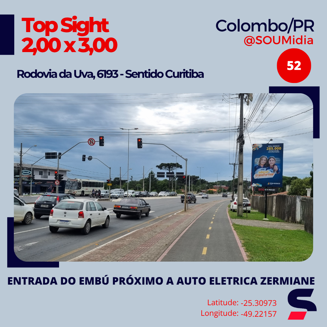 Painel SM-052 / SM-053 — Rodovia da Uva, 6193