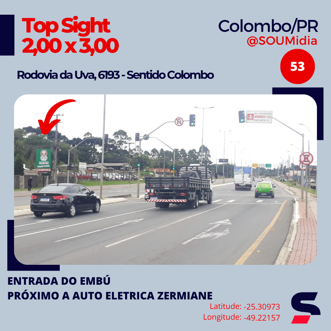Painel SM-052 / SM-053 — Rodovia da Uva, 6193