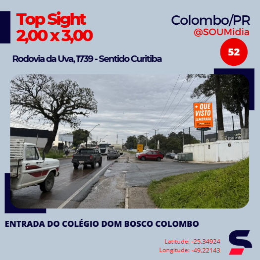 Painel SM-052 / SM-053 — Rodovia da Uva, 1739